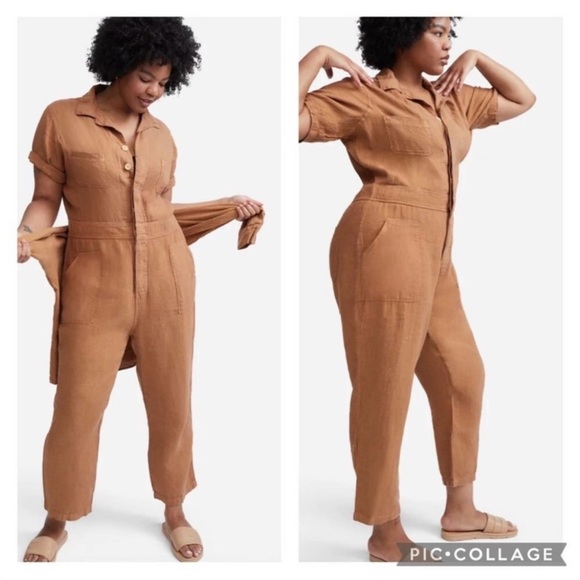 MATE the Label Pants & Jumpsuits Mate The Label Linen Jumpsuit